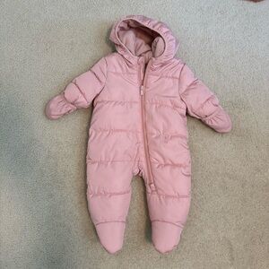 Old Navy pink baby winter suit